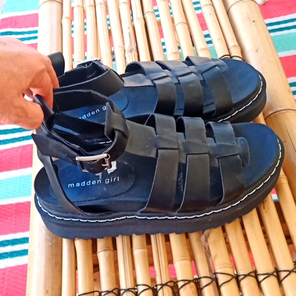 Madden Girl High Ankle Decibel Platform Sandal - Picture 1 of 4